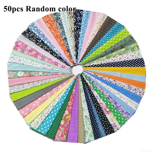 Pre-Cut Fat Quarter Bundle Cotton Quilt Fabric Sewing Patchwork Assorted DIY HOT